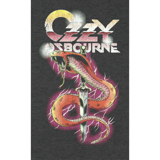 Ozzy Osbourne Pastel Coffin White Adult T-Shirt Ozzy Osbourne Pastel Coffin White Adult T-Shirt