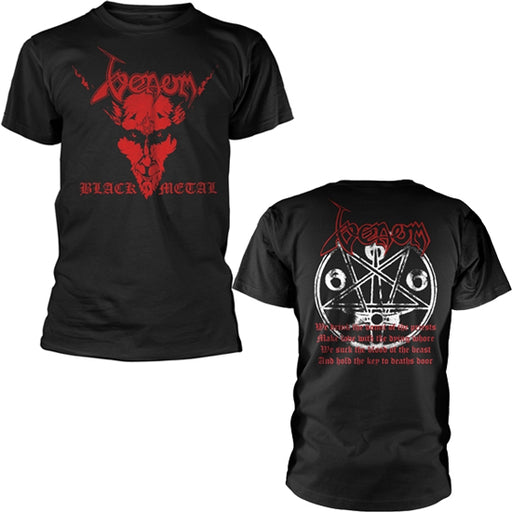 T-Shirt - Venom - Black Metal Red