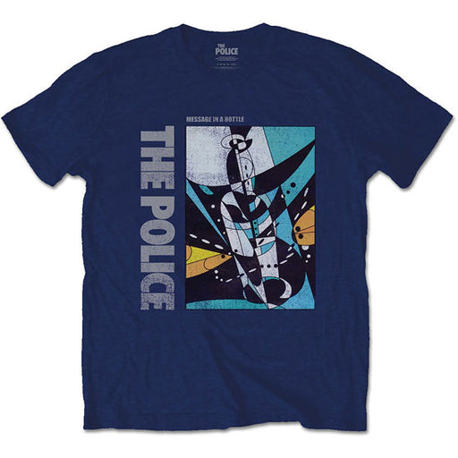 T-Shirt - Police (the) - Message in a Bottle - Blue