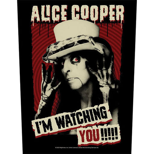 Back Patch - Alice Cooper - I'm Watching You