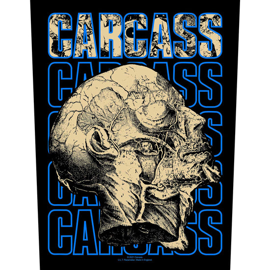 Back Patch - Carcass - Necro Head
