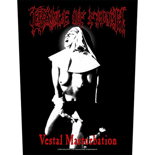 Back Patch - Cradle of Filth - Vestal Masturbation