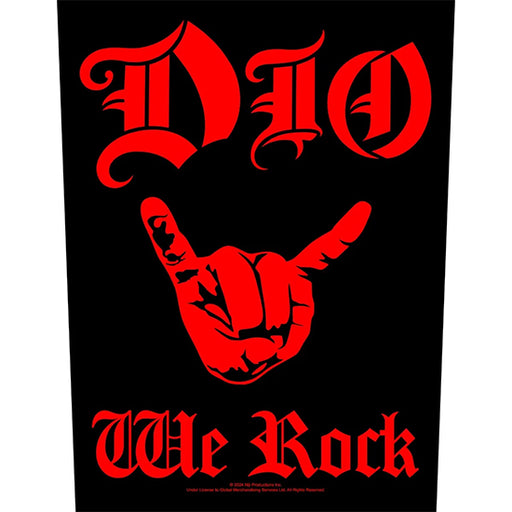 Back Patch - Dio - We Rock