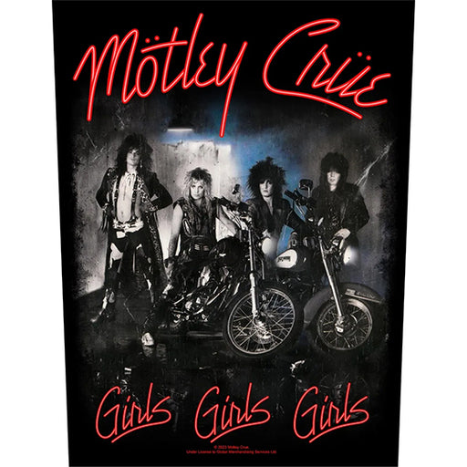 Back Patch - Motley Crue - Girls Girls Girls