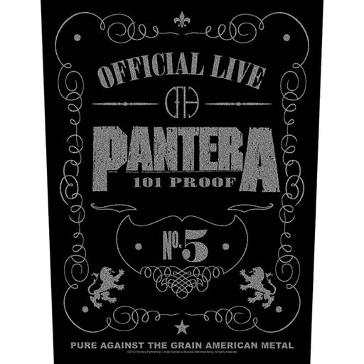 Back Patch - Pantera - 101 Proof