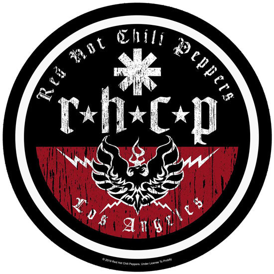 Back Patch - Red Hot Chili Peppers - LA Biker - Round