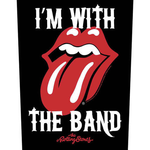 Back Patch - Rolling Stones - I'm With The Band