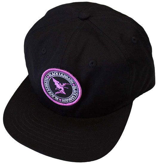 Baseball Hat - Black Sabbath - Purple Daemon Emblem - Front