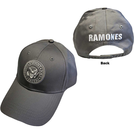 Baseball Hat - Ramones - Presidential Seal - Grey