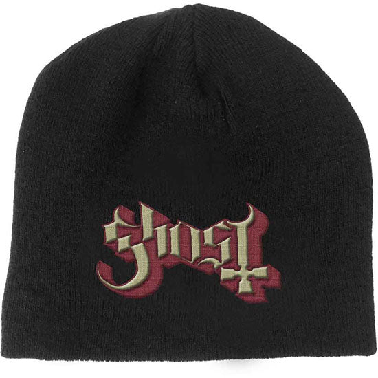 Beanie - Ghost - Logo - Red & Gold