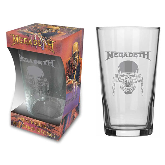 Beer Glass - Megadeth - Peace Sells