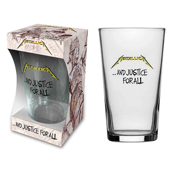 Beer Glass - Metallica - And Justice For All