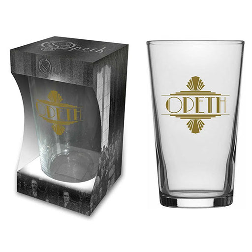 Beer Glass - Opeth - Art Deco Logo