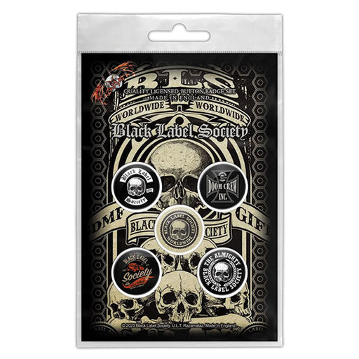 Button Badge Set - Black Label Society - Worldwide