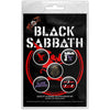 Button Badge Set - Black Sabbath - Red Devil
