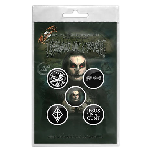 Button Badge Set - Cradle of Filth - Hammer of the Witches - Dani