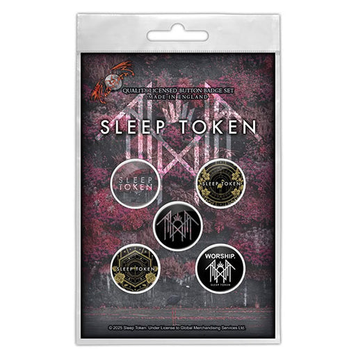 Button Badge Set - Sleep Token - Even In Arcadia