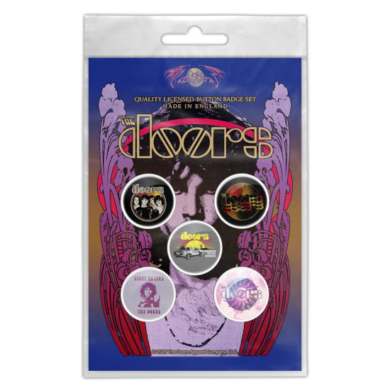 Button Badge Set - The Doors - Jim Morrison