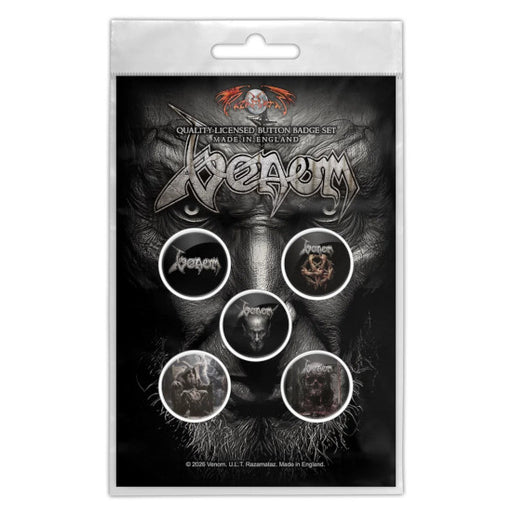 Button Badge Set - Venom - Into Oblivion
