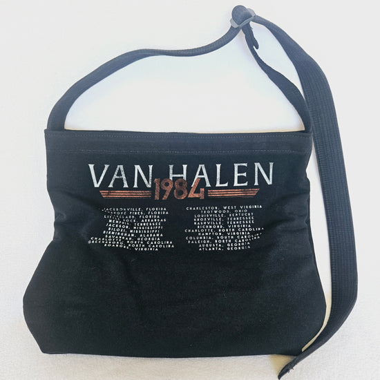 Crossbody Tee Bag - Van Halen - 84 Tour - Back