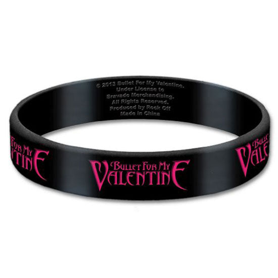 Gummy Wristband - Bullet For My Valentine - Logo