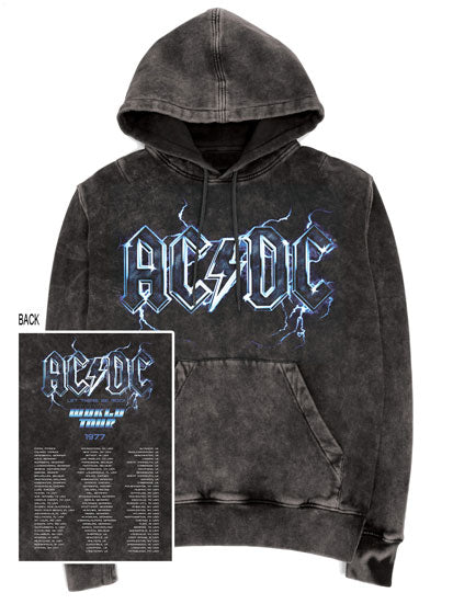 Hoodie - AC/DC - World Tour 1977 - Pullover
