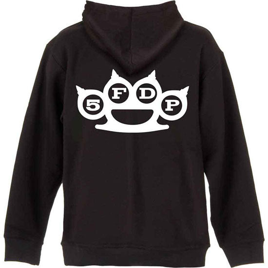 Hoodie - Five Finger Death Punch - Knuckles - Zip - Back