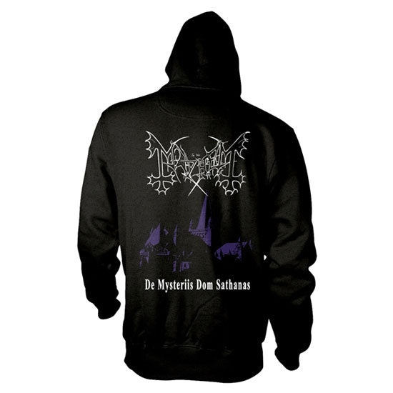 Hoodie - Mayhem - De Mysteriis Dom Sathanas - Zip - Back