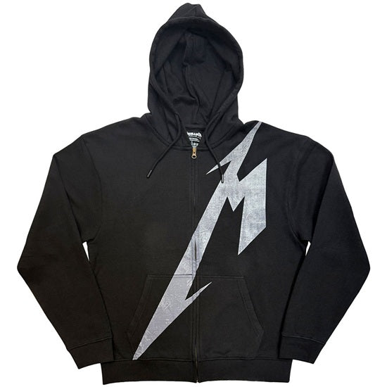 Hoodie - Metallica - Shrouded - Zip - Front
