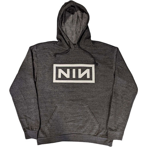Hoodie - Nine Inch Nails - Classic Logo - Grey - Pullover