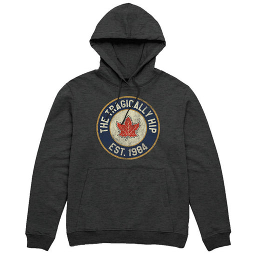 Hoodie - The Tragically Hip - Maple Leaf - Grey - Pullover