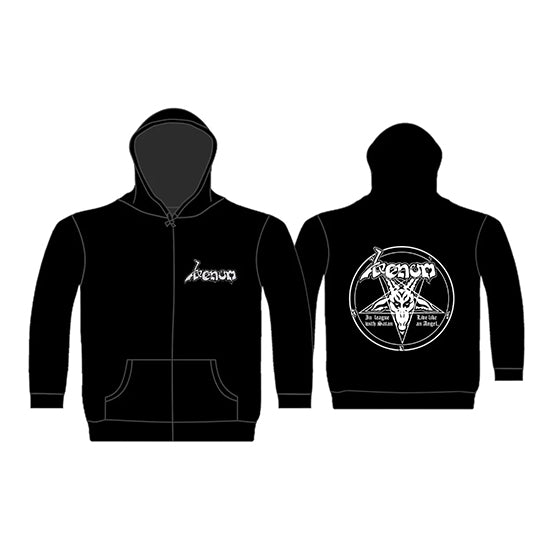 Hoodie - Venom - In League With Satan - Zip | Rock, Heavy Metal, Punk