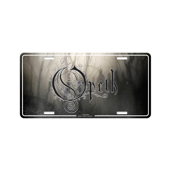License Plate - Opeth - Blackwater Park