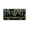 License Plate - Type O Negative - 4DXFRMBRKLYN