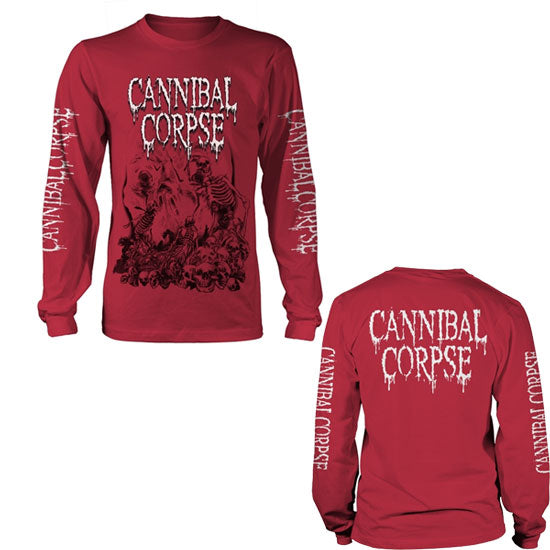 Long Sleeves - Cannibal Corpse - Pile of Skulls 2018 - Red