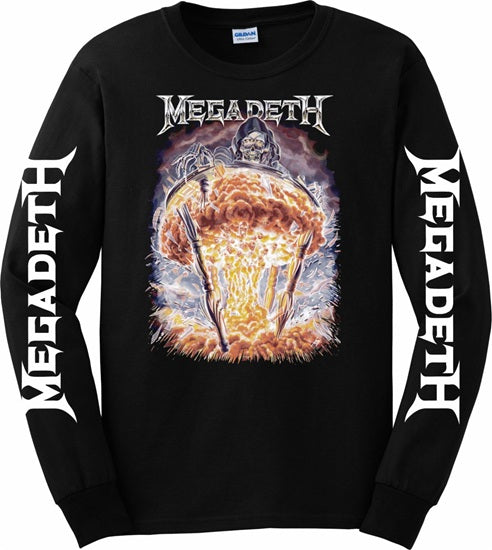 Long Sleeves - Megadeth - Countdown Bomb Splatter
