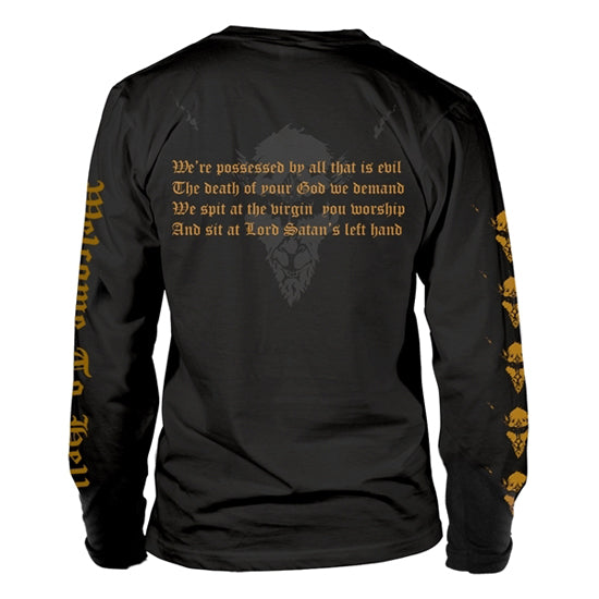 Long Sleeves - Venom - Welcome To Hell Gold - Back
