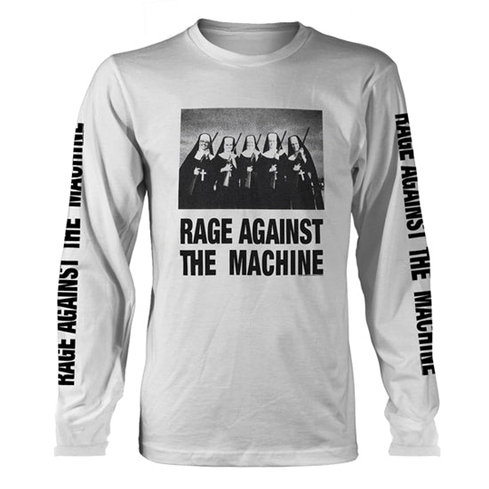 Long Sleeves - Rage Against The Machine - Nuns And Guns - White - Front