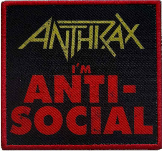 Patch - Anthrax - Anti-Social