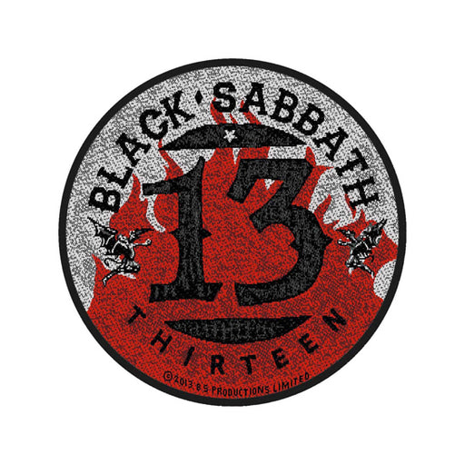 Patch - Black Sabbath - 13 Flames Circular