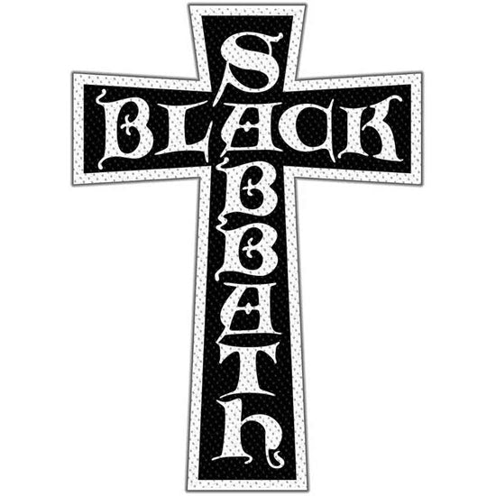 Patch - Black Sabbath - Cross Logo Cut-Out