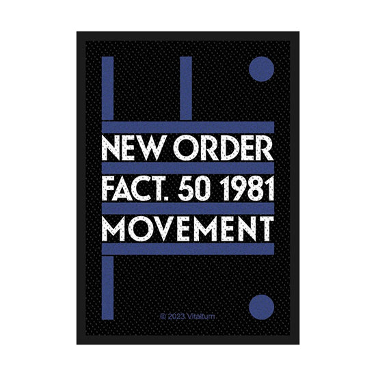 Patch - New Order - Fact 50