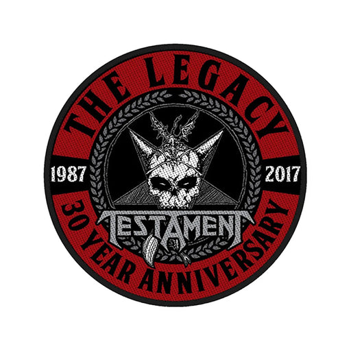 Patch - Testament - The Legacy 30 Year Anniversary - Round