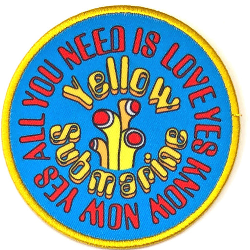 Patch - The Beatles - Yellow Submarine - All You Need Is Love - Circle