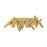 Pin Badge - Anthrax - Yellow Logo