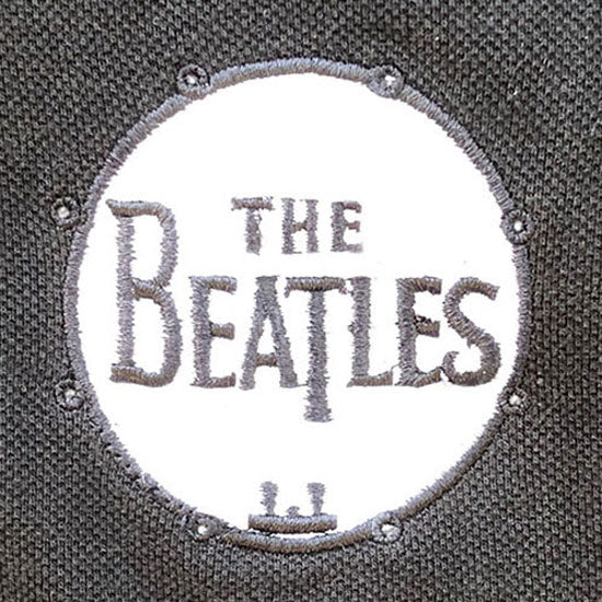 Polo Shirt - The Beatles - Drum Logo - Embroidery