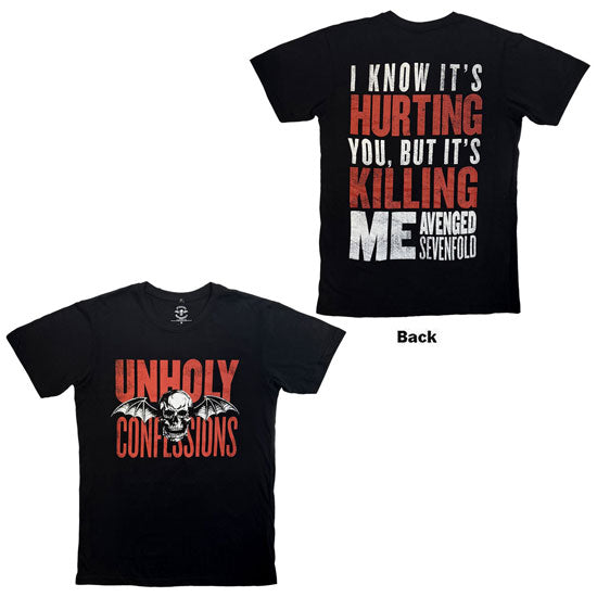 Premium Carbon Tee - Avenged Sevenfold - Unholy Confessions