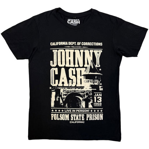 Premium Carbon Tee - Johnny Cash - Prison Poster
