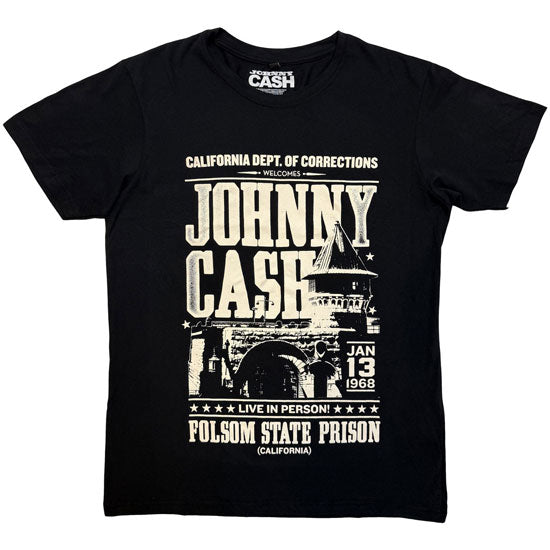Premium Carbon Tee - Johnny Cash - Prison Poster
