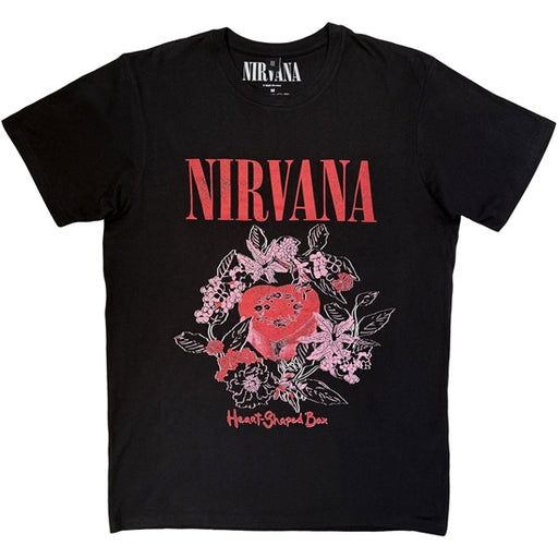 Premium Carbon Tee - Nirvana / KC - Heart-Shaped Box